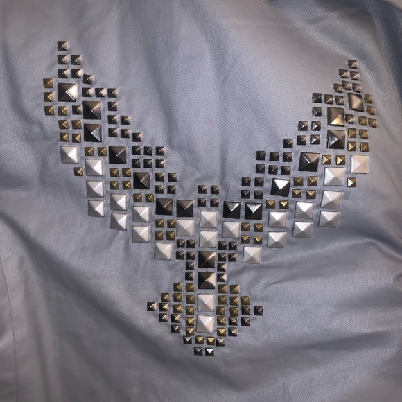 ZADIG ET VOLTAIRE Kamil Stud jacket with removable fur - Picture 4 of 4